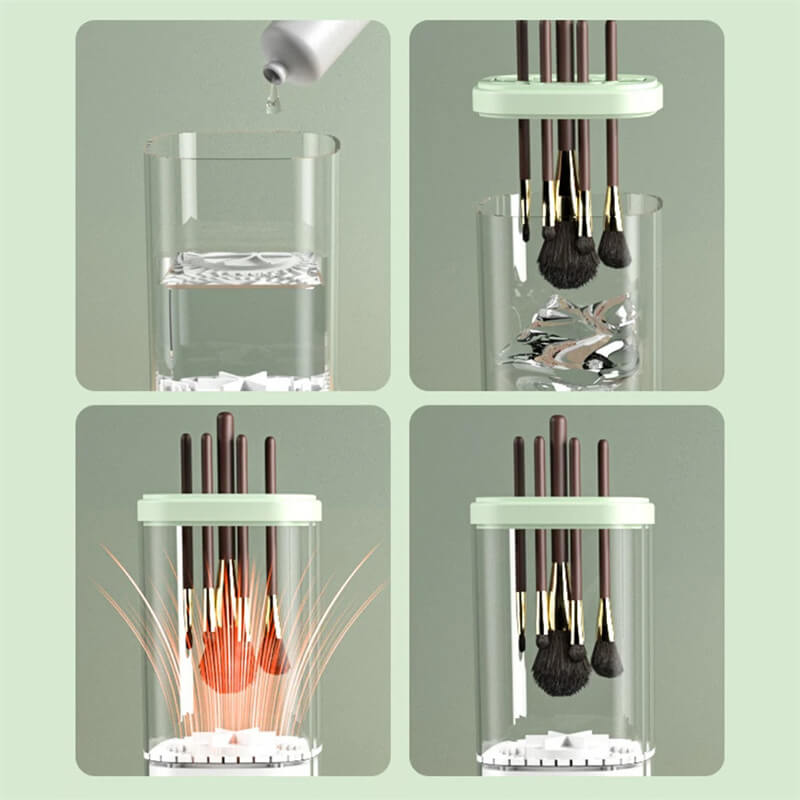 Limpador Elétrico de Pincéis de Maquiagem