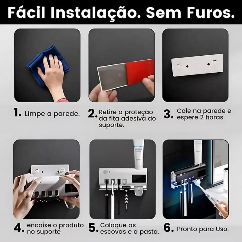 Suporte Aplicador Pasta de Escova